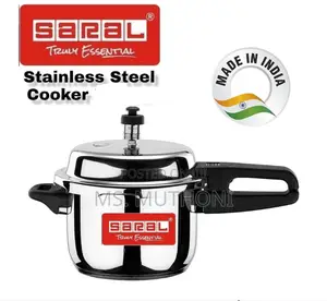 Saral Stainless Steel Pressure Cooker.