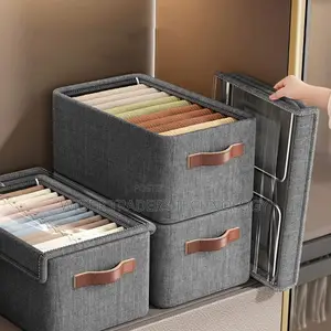 Collapsible HARD Fabric Closet Organizer