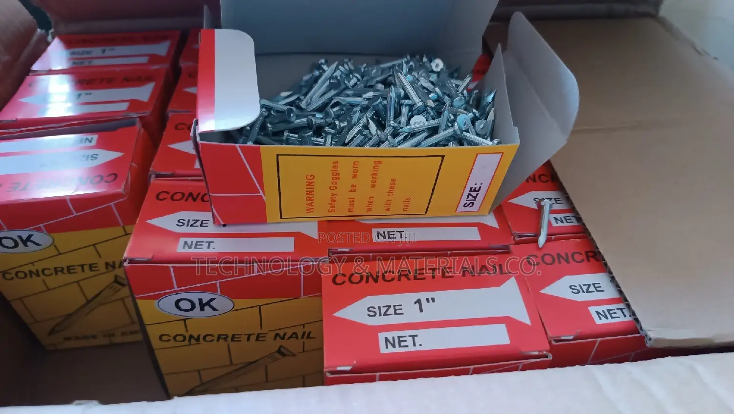 Concrete Nails 1",1.5",2",2.5",3"