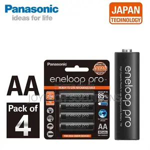 AA Panasonic Eneloop Rechargeable Batteries