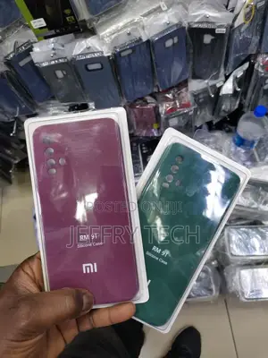 Redmi 9T Case, Soft Silicone Rubber Shockproof Anti-Scratch