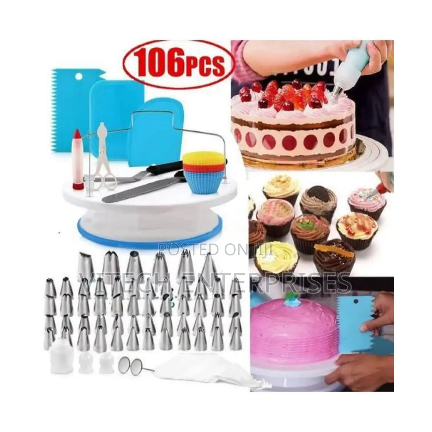 106 PCS Cake Decorating Set