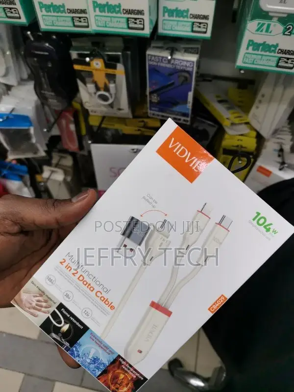 Multifuctional 2 in 2 Data Cable Charger USB/PD/Type-c/Micro
