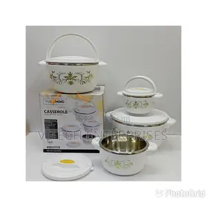 Casserole 4 PCS White Hotpots Set
