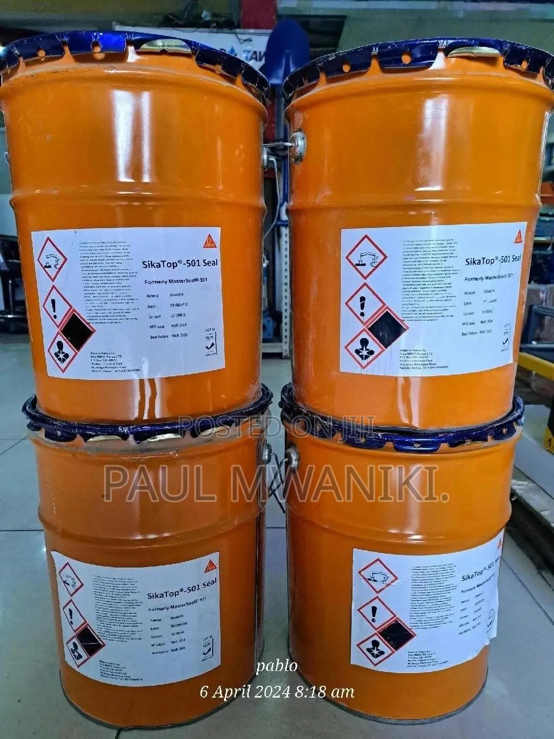 Masterseal 501- /Sika Top 501 Seal.