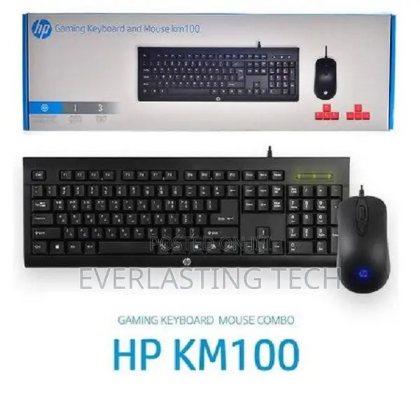 HP Oem - Km100 Gaming Keyboard And Mouse