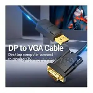 Displayport to VGA Cable 1.8m DP to VGA Adapter Converter
