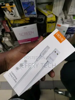 VIDVIE USB to Lightning Cable, 1.2 Meter, White