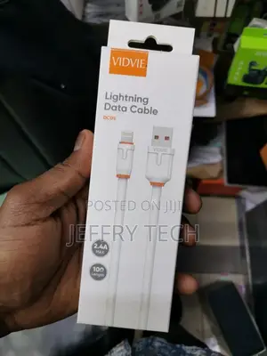 Vidvie Lightning Charging Cable Model - White