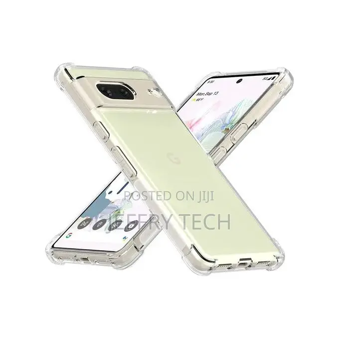 Google Pixel 7 Case, Transparent Soft TPU Reinforced Corners