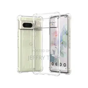 Google Pixel 7 Case, Transparent Soft TPU Reinforced Corners