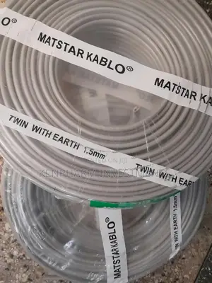 1.5mm Twin With Earth Light Wiring 3-core Sheathed Cable