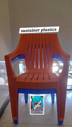 Orange Highback Plastic Chairs