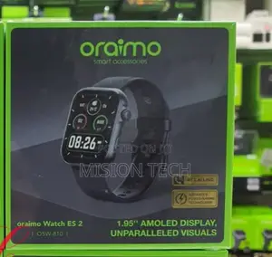 Oraimo Smart Watch With APP Control ES 2 1.95’AMOLED Screen