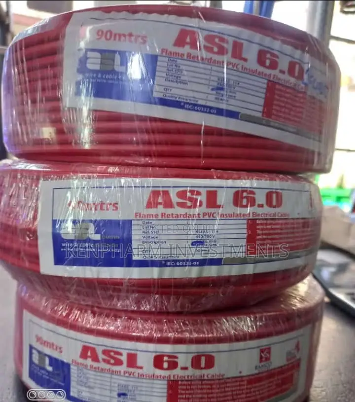 6.0mm Single Cable Asl 90 Meters