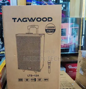 *Tagwood 12" Trolley Speaker With Bluetooth Connectivity