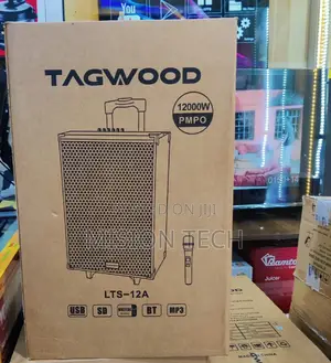 Fm Radio Mode Tagwood 12" Trolley Speaker