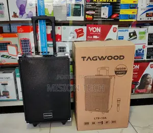 TAGWOOD 10A Outdoor Speaker, Bluetooth Microphone, Battery