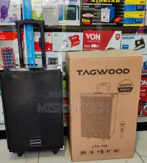 TAGWOOD 10A Outdoor Speaker, Bluetooth Microphone,