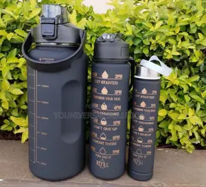 3 in 1 Motivational Water Bottles