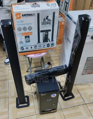 Sayona SHT 1304 Subwoofer, Medium Range Tall Boy Speakers
