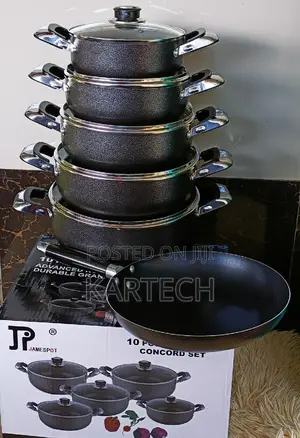 James Pot Cookware Set 10 PCS