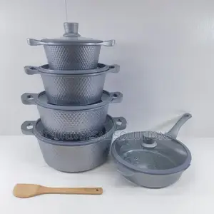 11 Bosch Cookware With Silicone Lid Covers -Grey