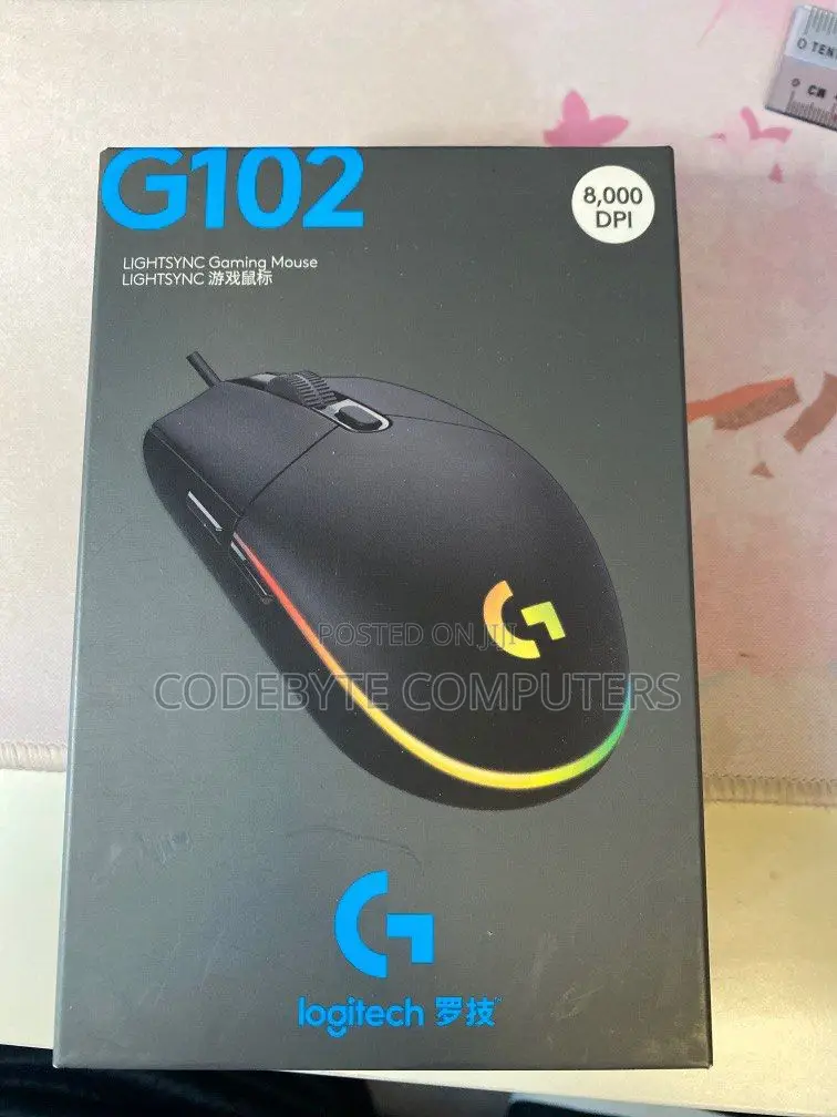 Logitech G102 LIGHTSYNC Corded Gaming Mouse - BLUE
