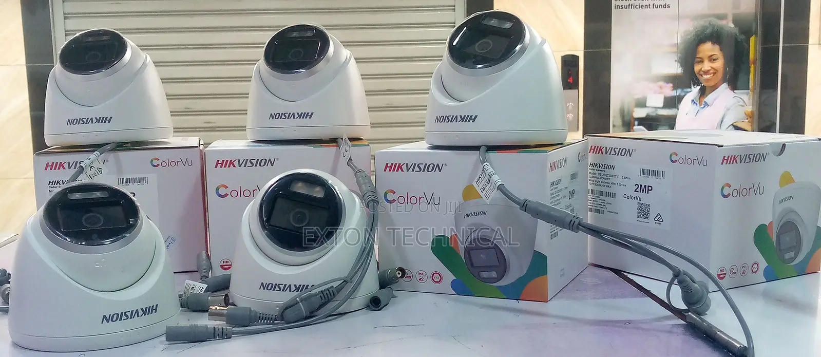 Colorvu Hikvision 2mp Camera CCTV Dome System 3.6mm 40m