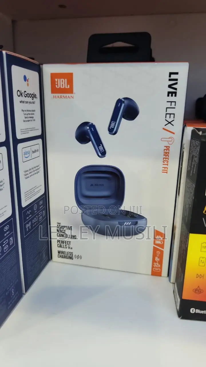 JBL Harman Live Flex Wireless Earbuds Blue
