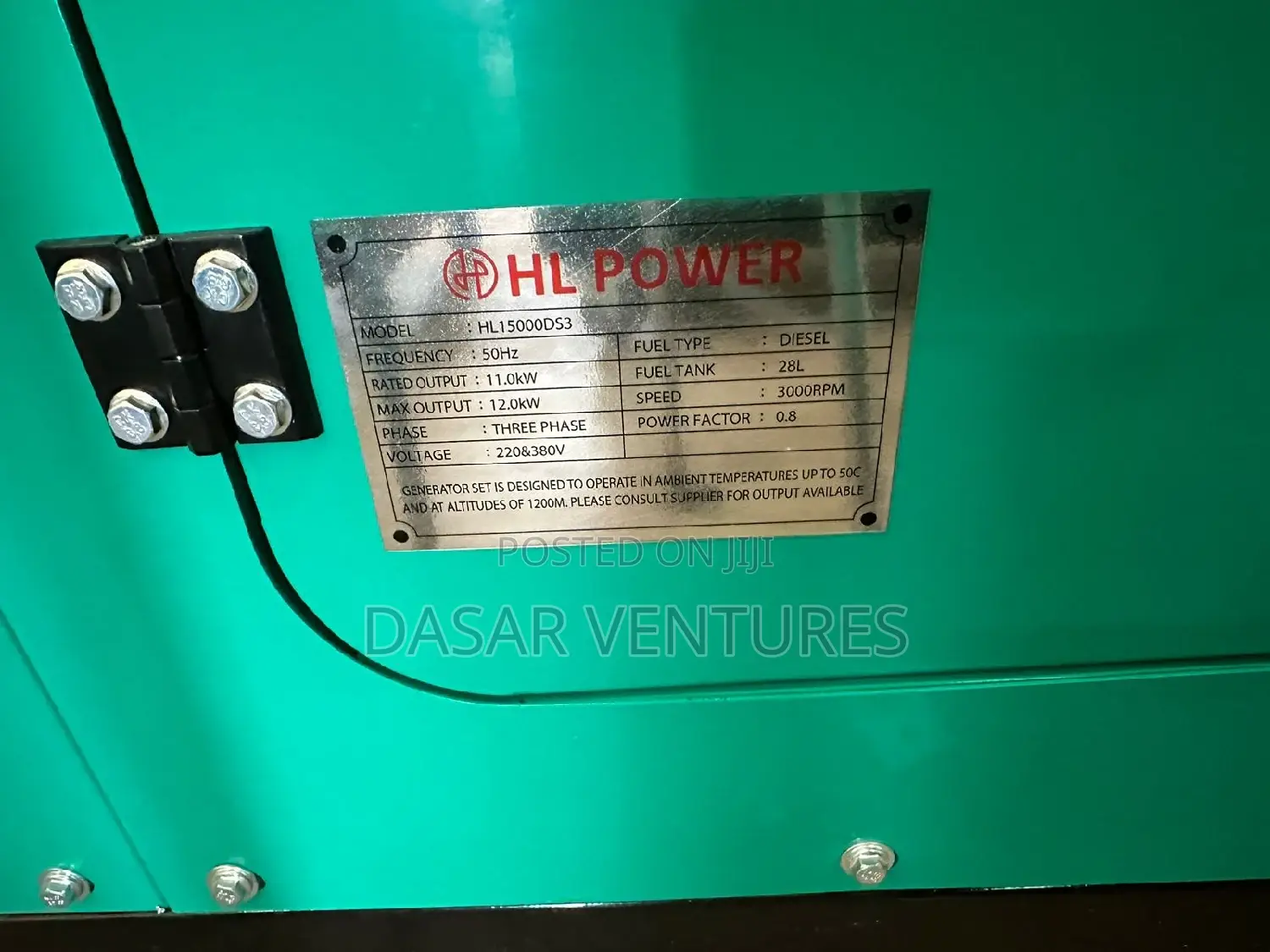 Generator 15kva Hl Power