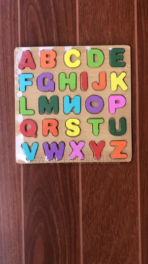 Wooden Alphabet ABC Board