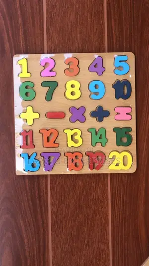 Wooden Number Board