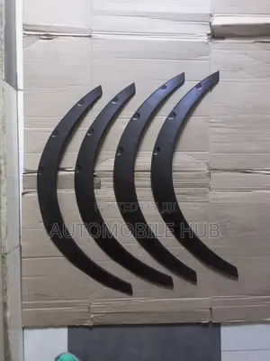 4pcs Black Universal Fender Flares Side Skirts Body Kits