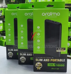 Oraimo Power Bank- 10000MAH