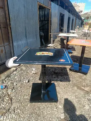 Restaurant Marble Table, Branded With Number 