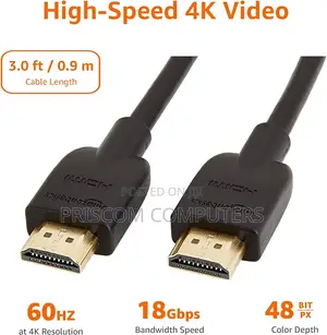 Generic HDMI to HDMI (High Speed)Black Cable -1.5m