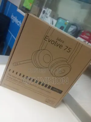Evolve Jabra (Jabra Evolve 75ms) Stereo Headset Link 370!!