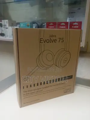 Jabra Evolve (75 Ms Stereo )Headset Link 370 //75 MS Stereo