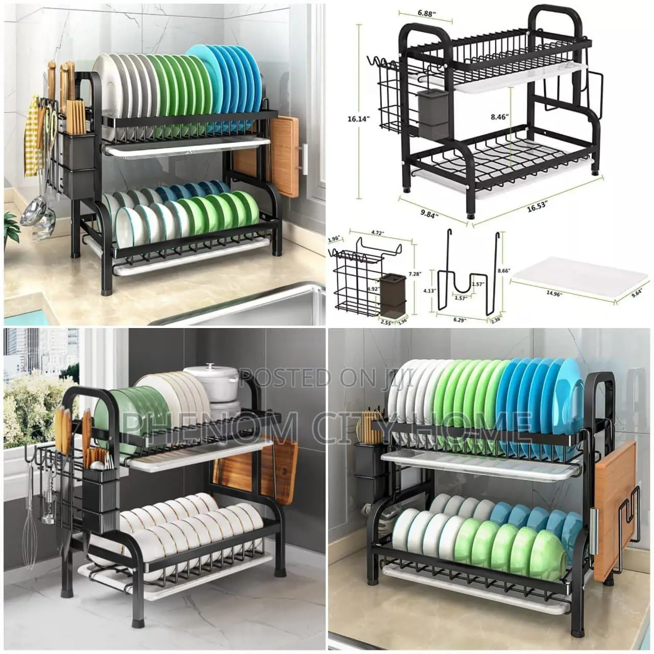 Quality Two Tier Dishrack