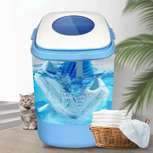 *Mini Washing Machine With Shoe Brush