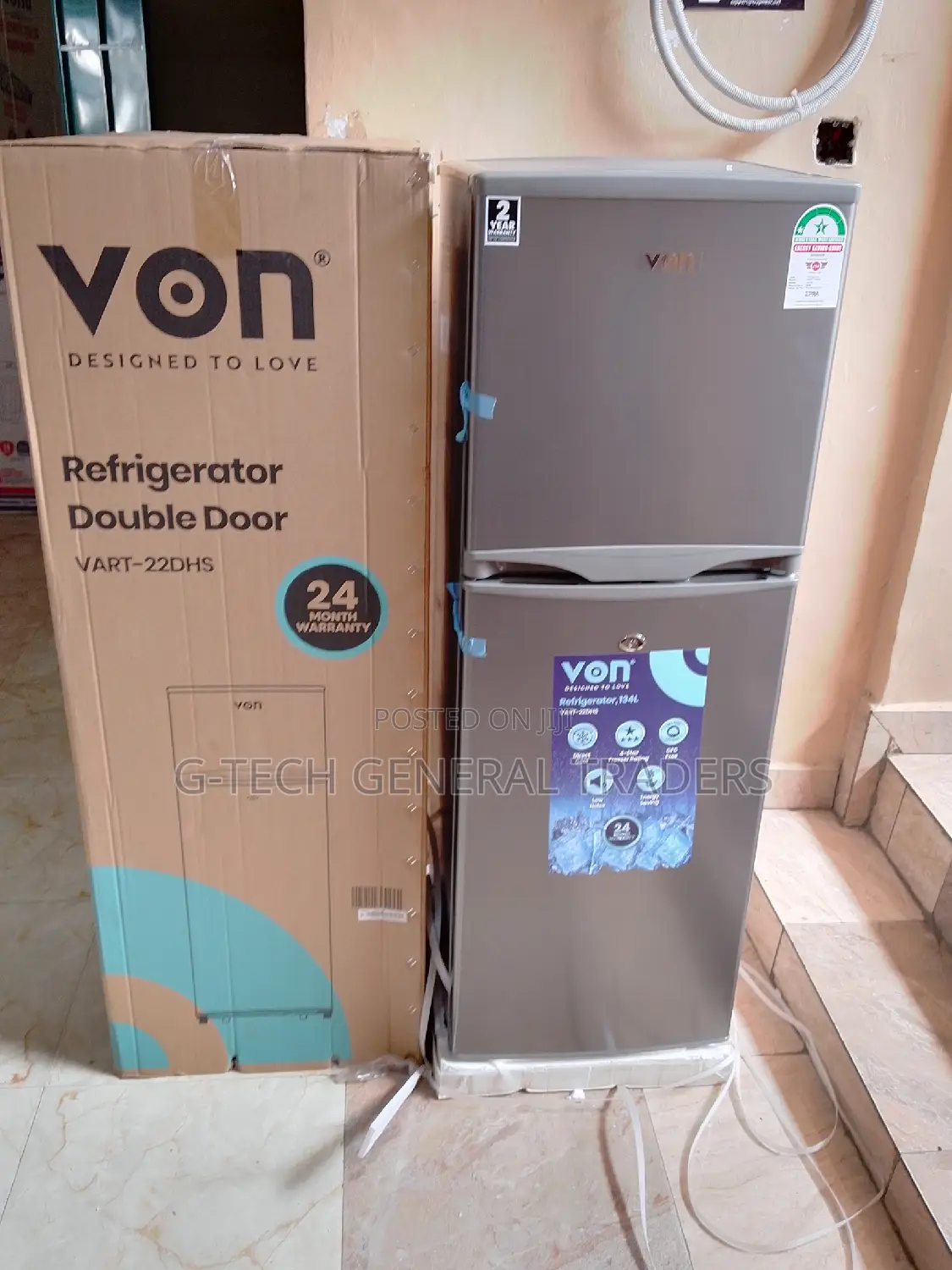 Von Hot Point Direct Cool 134l Refrigerator