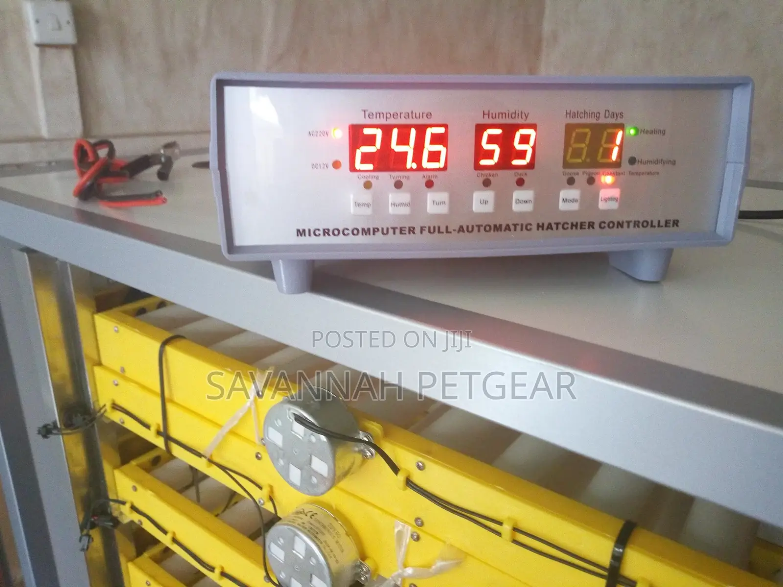 Microcomputer Digital Automatic Incubator Controller