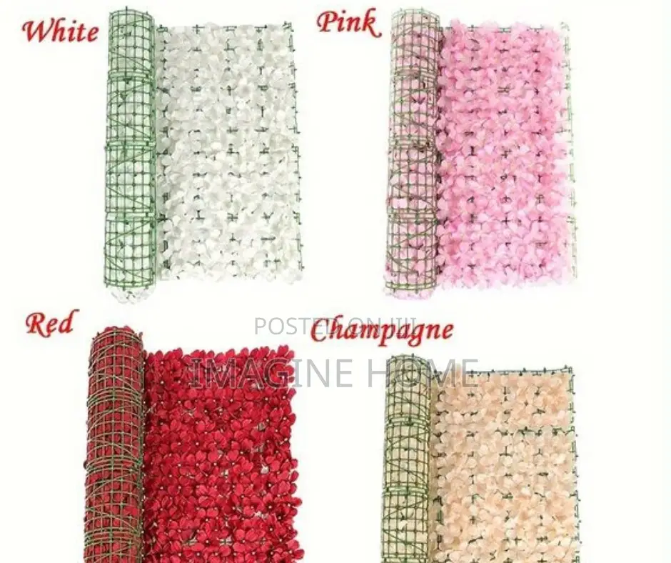 Artificial Floral Fence