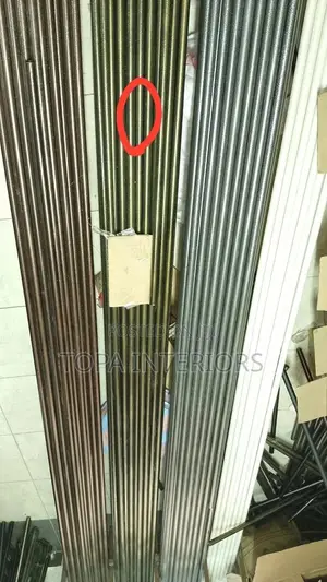 Whole Length 6m Piece Jua Kali Curtain Rods That Are Locally Made