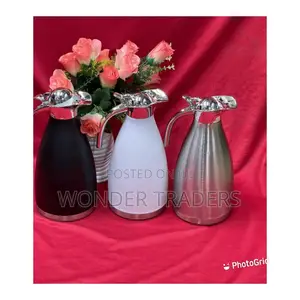 2 Litres Unbreakable Flask Black and White