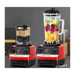 Silver Crest Blender 4500w Heavy Duty Blender -Black Red, 5-Speed,