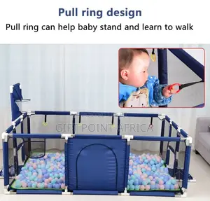 The Baby Fence With Basketball Hoop and Football Net
