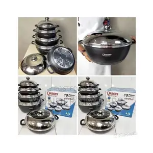 Dessini 10PC Black Non Stick Cookware Set