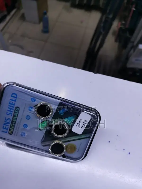 Galaxy S24 Plus Camera Lens Protector Glitter Bling Individu